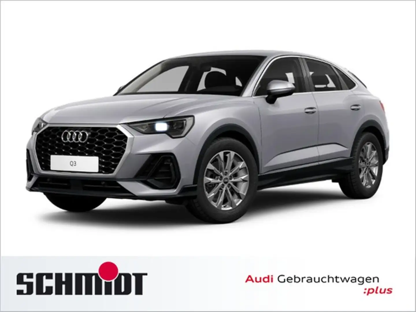 Audi Q3 Sportback 35 TFSI Navi+ AHK GJR Sportsitze Argent - 1