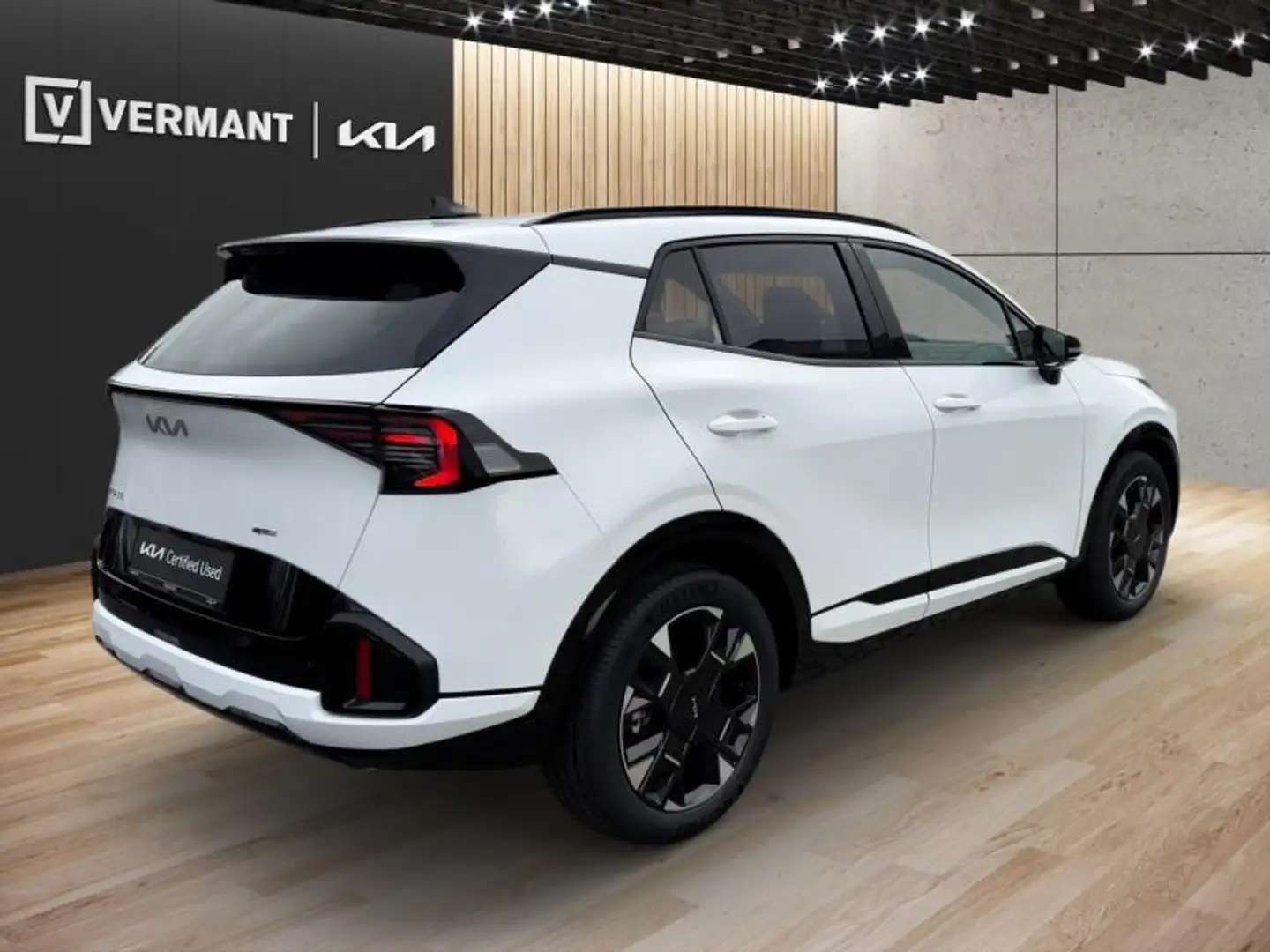 Kia Sportage 1.6 T-GDi HEV 2WD AT GT-Line Blanc - 2