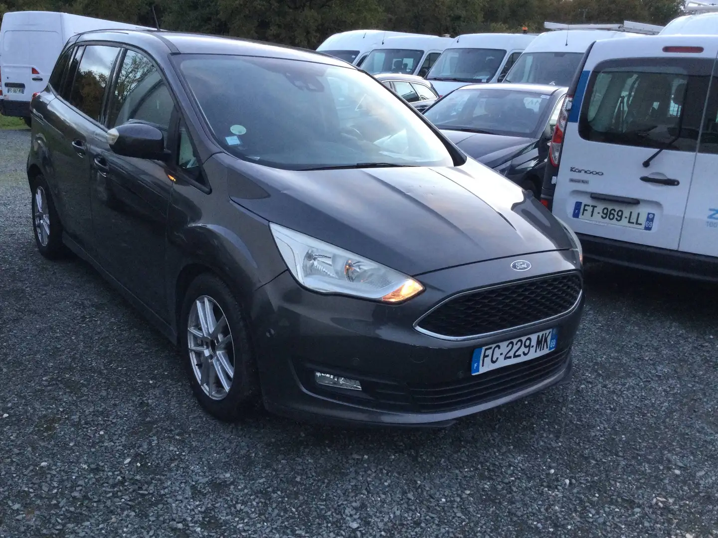 Ford Grand C-Max 2.0 TDCi 150ch Stop\u0026amp;Start Trend Business Gris - 1
