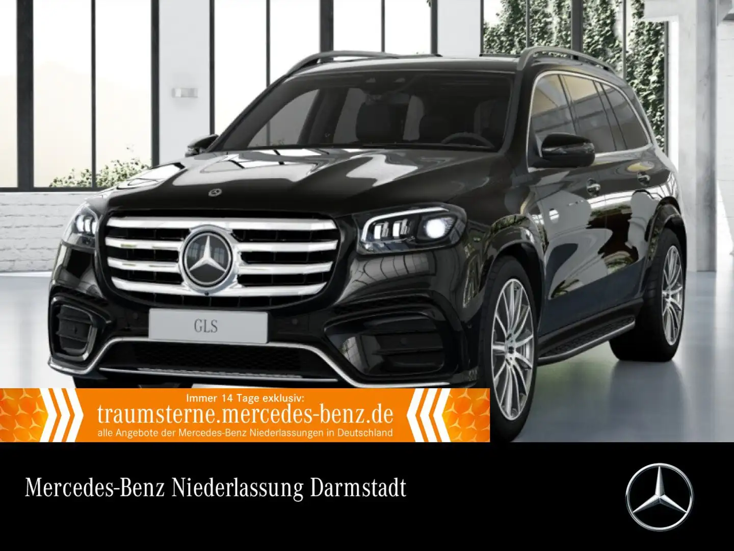Mercedes-Benz GLS 450 d 4M AMG+PANO+360+AHK+MULTIBEAM+STHZG+SPUR Schwarz - 1