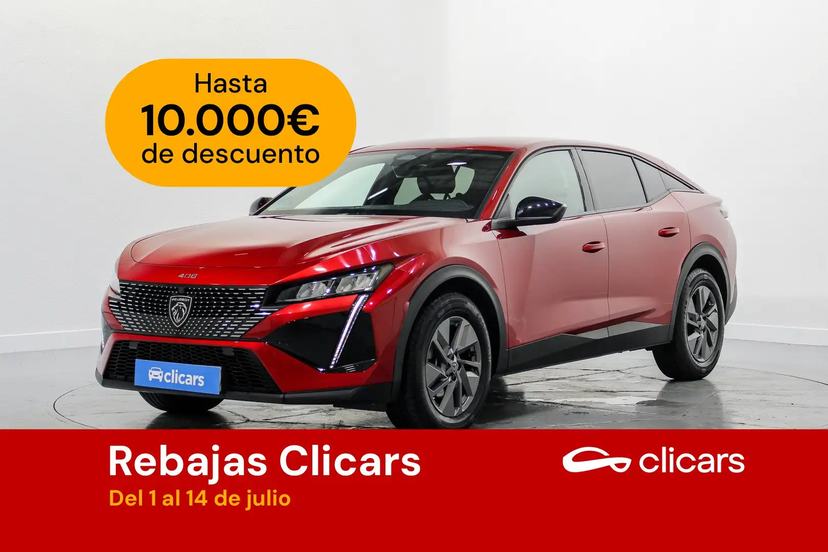 Peugeot 408 PureTech 130 Allure EAT8 Rojo - 1