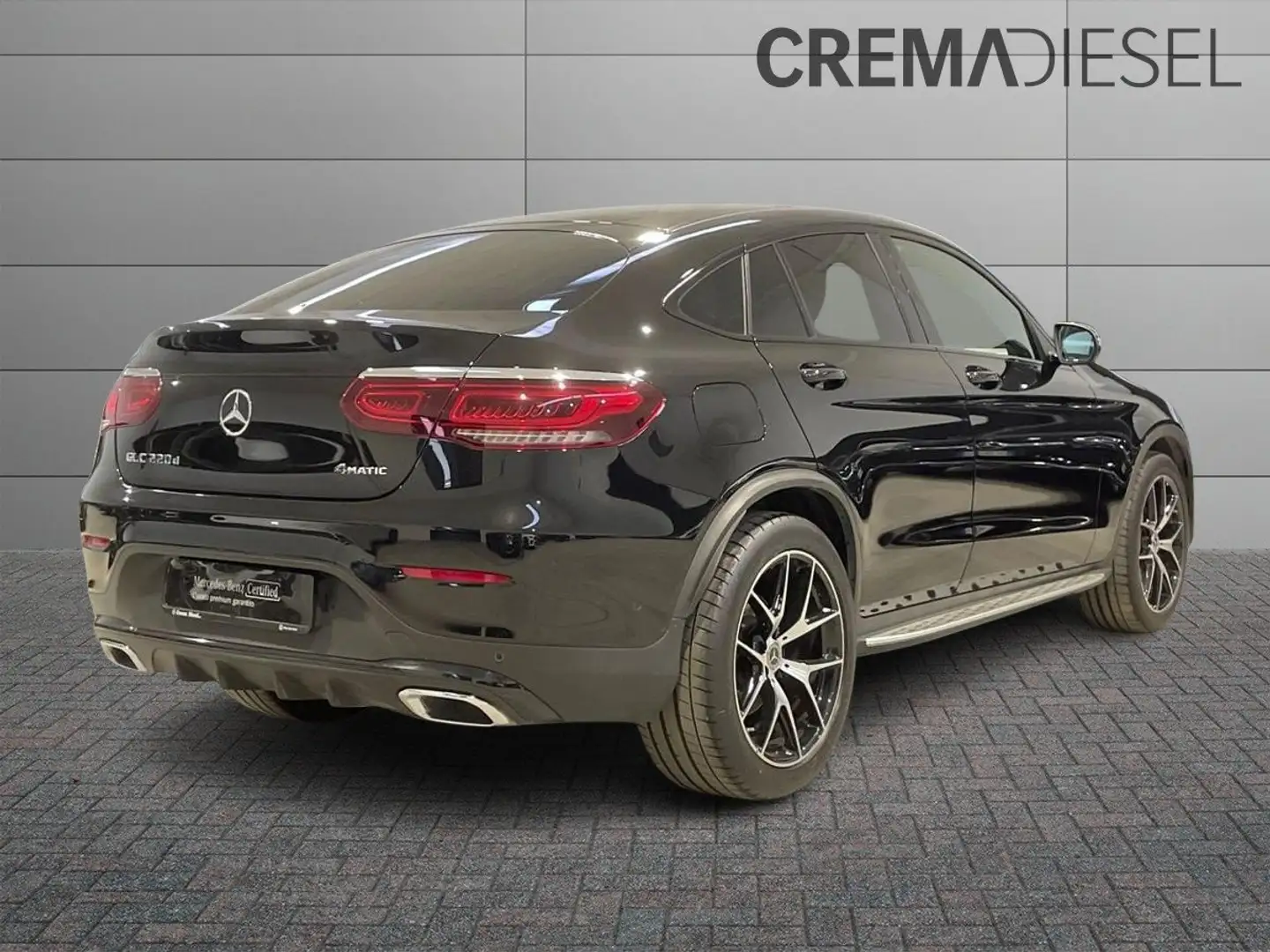 Mercedes-Benz GLC 220 GLC Coupè 220 d Premium Night Edition Auto Zwart - 2