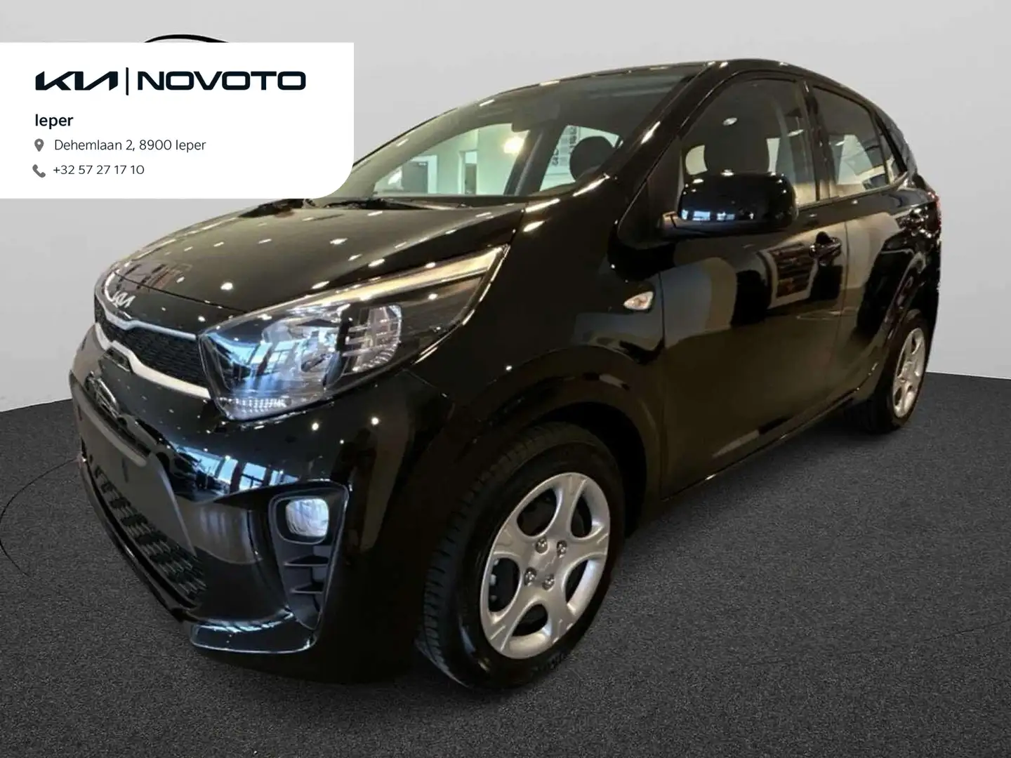 Kia Picanto 1.0i Pure ISG Zwart - 1
