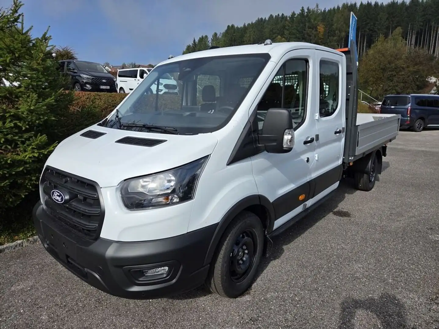 Ford Transit Doppelkabine Pritsche L3H1 350 Lageraktion Weiß - 1