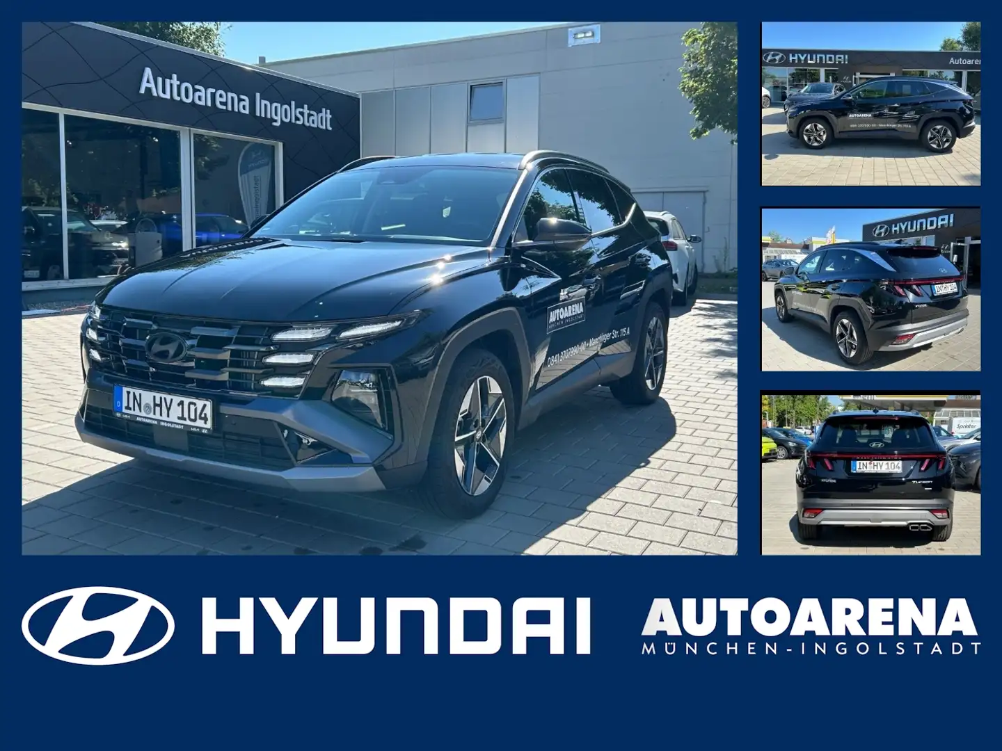 Hyundai TUCSON Trend Allrad SpurH MATRIX LM Navi Schwarz - 1