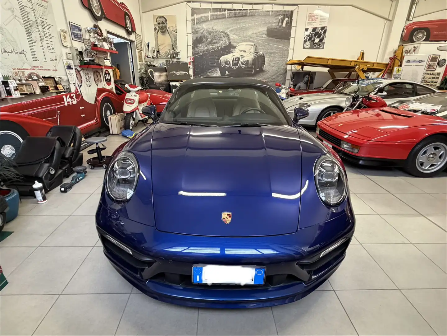 Porsche 992 911  992 Targa 3.0 4S auto Blau - 1