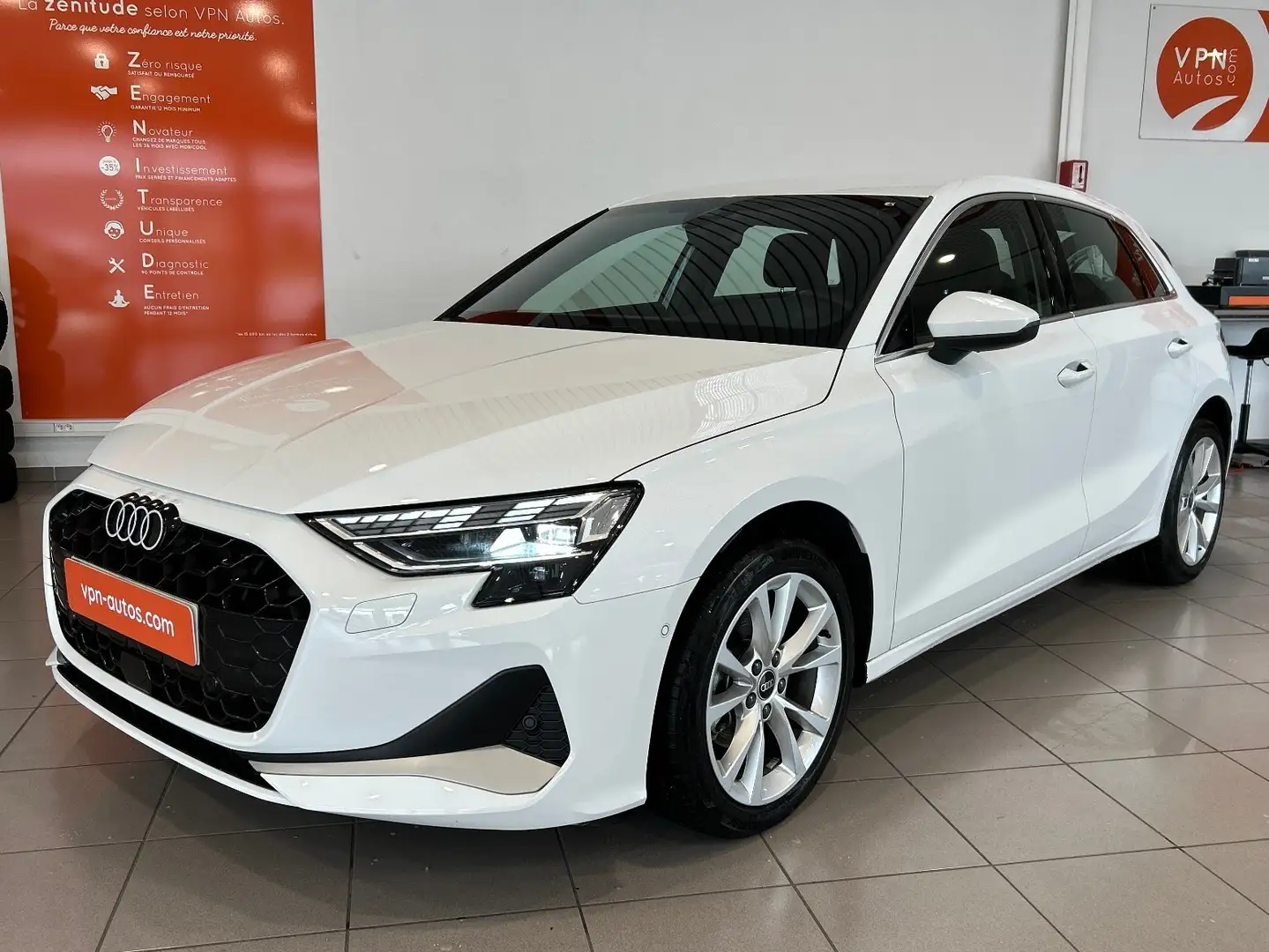 Audi A3 30 TFSI Mild Hybrid 116 S tronic 7 ADVANCED EDITION - NOUVEAU MODELE+ MIRRORLINK+RADAR+PARK ASSIST+FULL LED+CLIM AUTO Blanco - 1