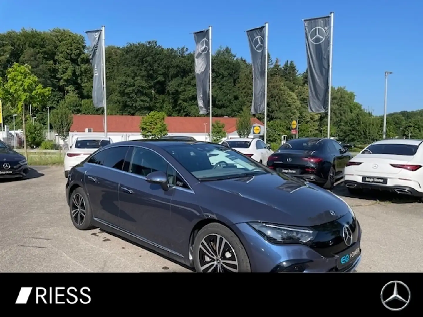 Mercedes-Benz EQE 300 Electric Art Distr W-Paket Burmester Pano Blu/Azzurro - 1