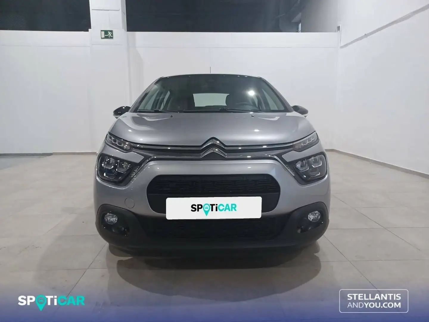 Citroen C3 PureTech 60KW (83CV) Plus Gris - 2