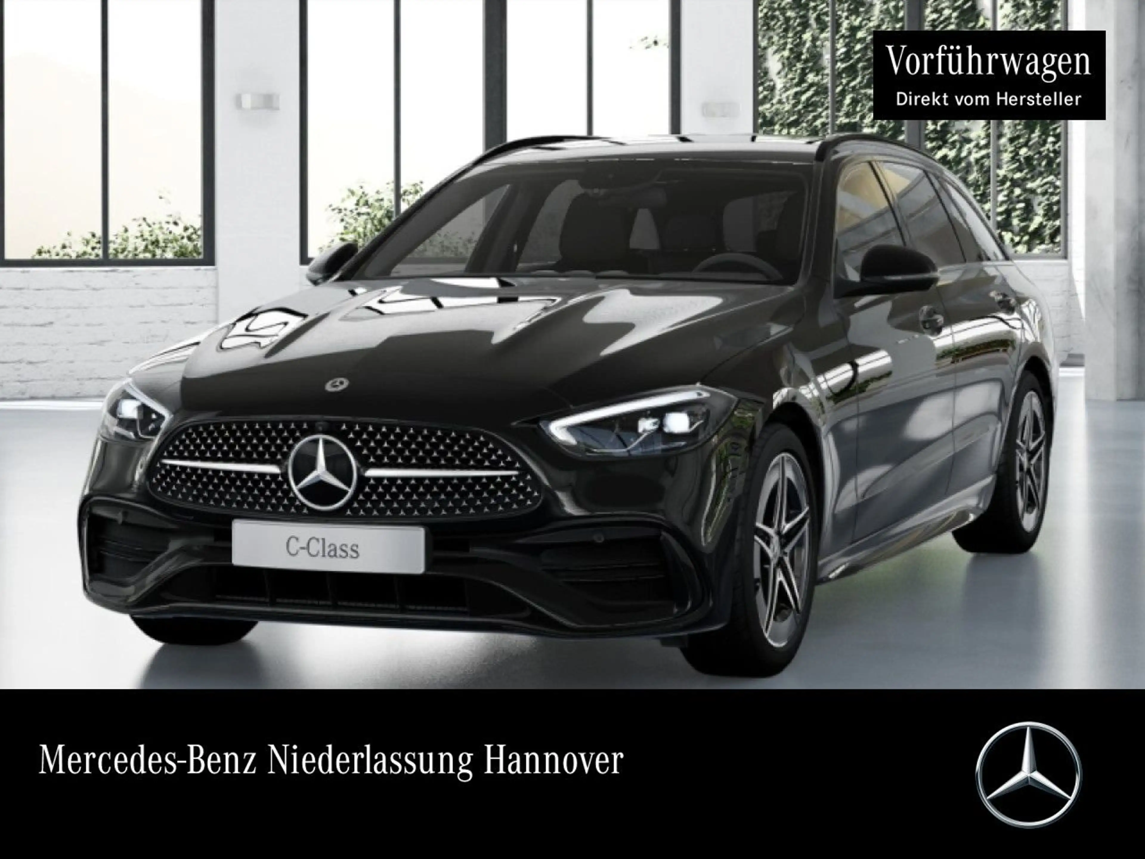 Mercedes-Benz C 200 d T AMG+NIGHT+360+AHK+LED+TOTW+KEYLESS+9G