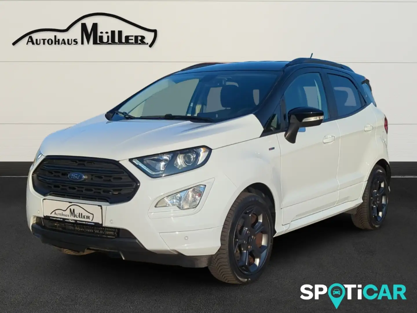 Ford EcoSport ST-Line 1.0 EcoBoost Autom. +AHK+Allwetter+Sitzhzg Weiß - 1