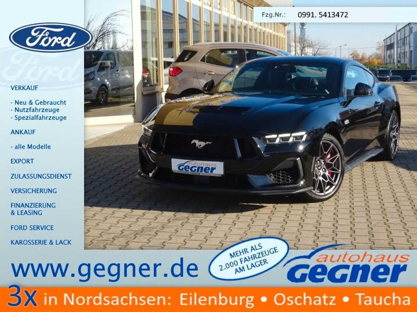 Ford Mustang Fastback 5.0 V8 446PS Autm. GT Schwarz - 1