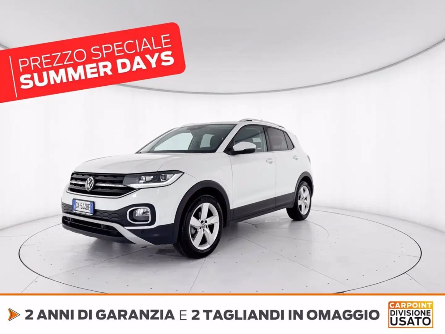 Volkswagen T-Cross 1.0 tsi advanced 110cv dsg Bianco - 1