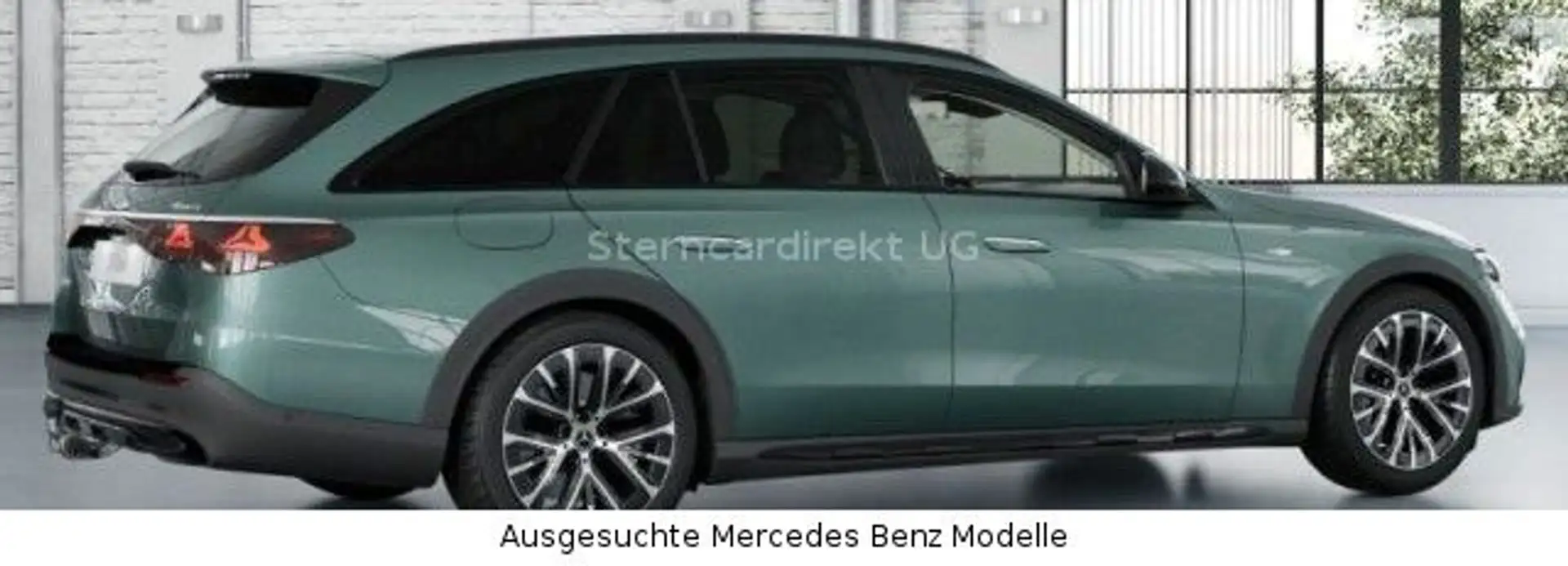 Mercedes-Benz E 300 de 4MATIC T All-Terrain AHK PANO NIGHT DIS Grün - 2