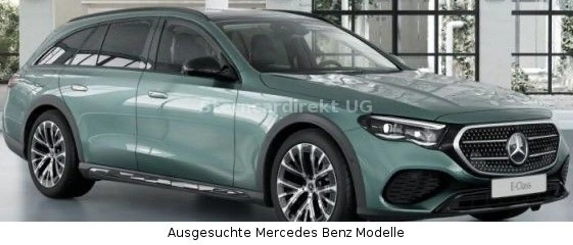 Mercedes-Benz E 300 de 4MATIC T All-Terrain AHK PANO NIGHT DIS Grün - 1