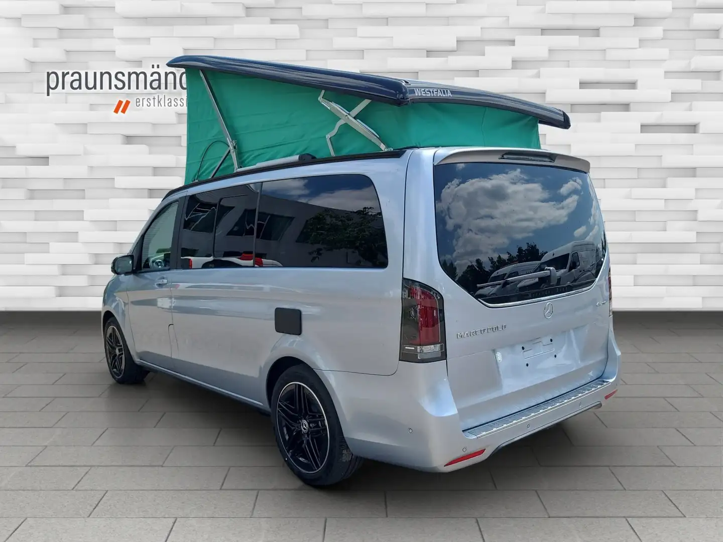 Mercedes-Benz Marco Polo 300 d 4MATIC Airmat. AHK AMG el. Dach Silber - 2