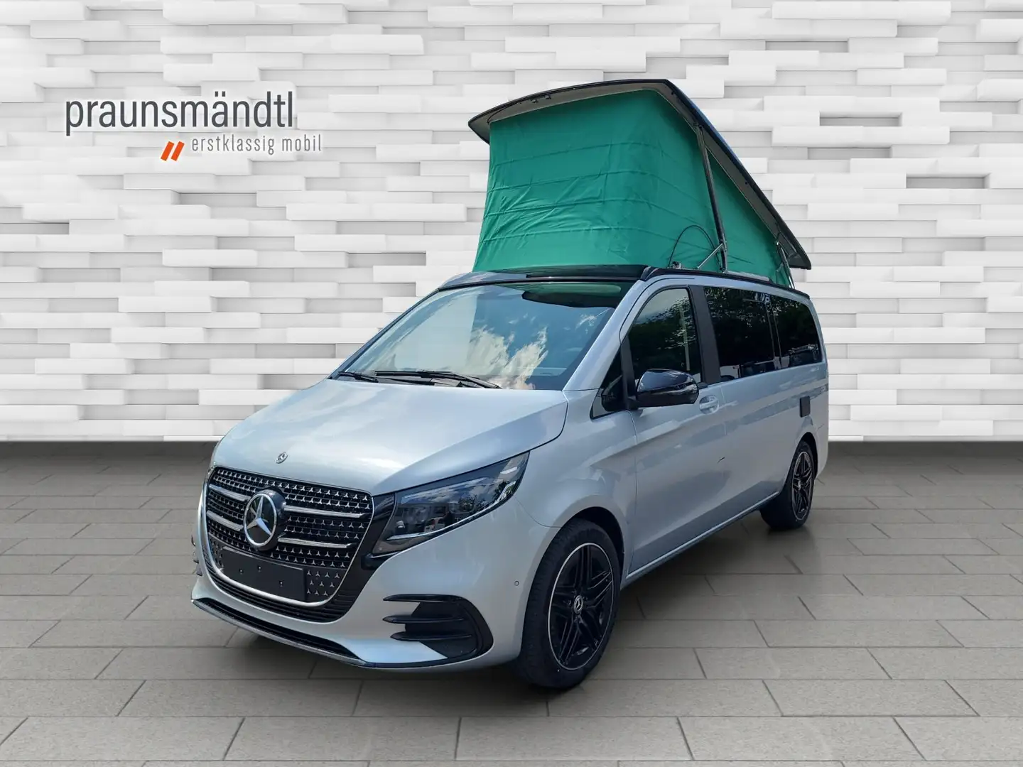 Mercedes-Benz Marco Polo 300 d 4MATIC Airmat. AHK AMG el. Dach Silber - 1