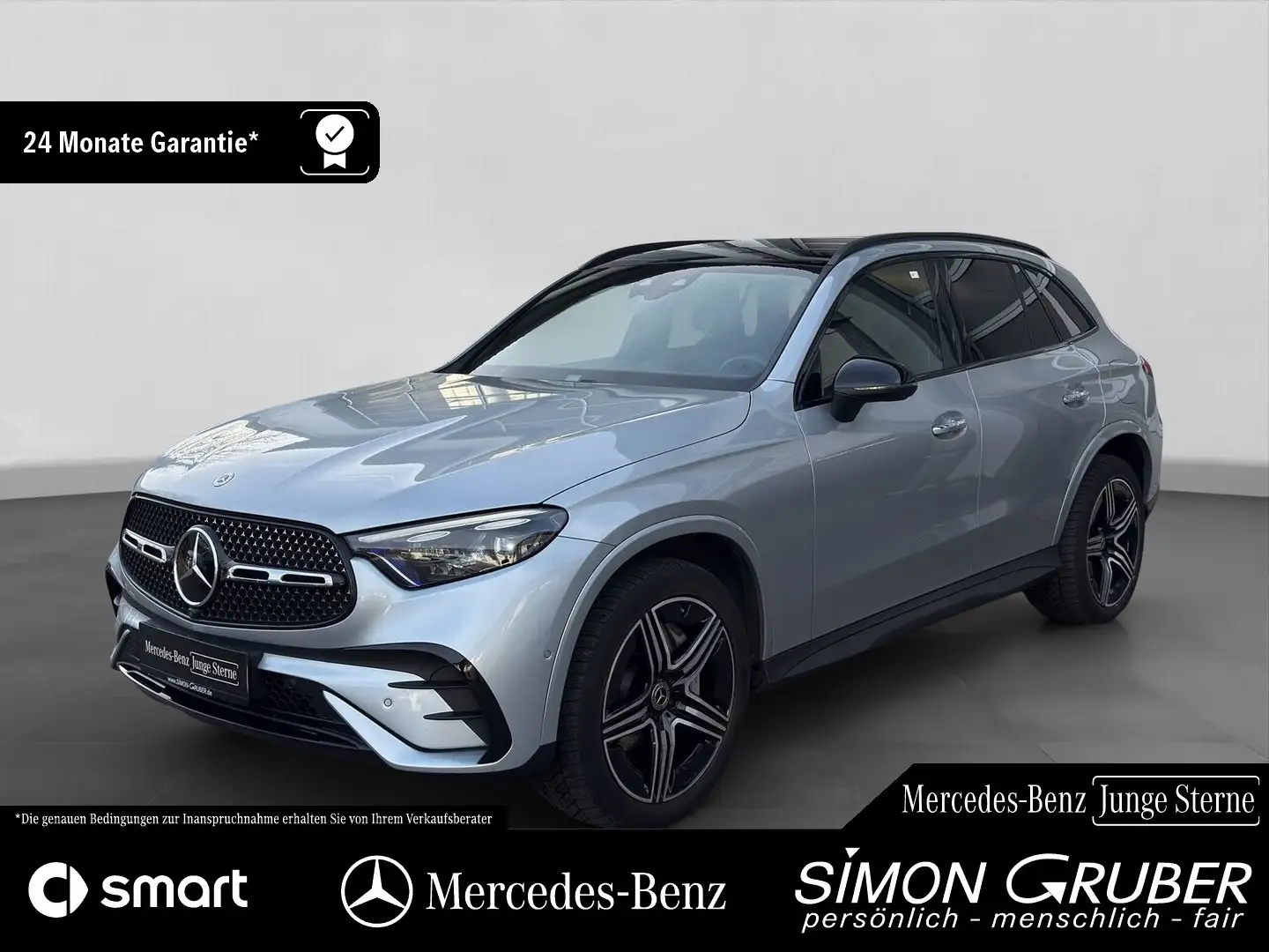 Mercedes-Benz GLC 400 e 4M AMG Pano Burm DigiLight 360 AHK Silber - 1