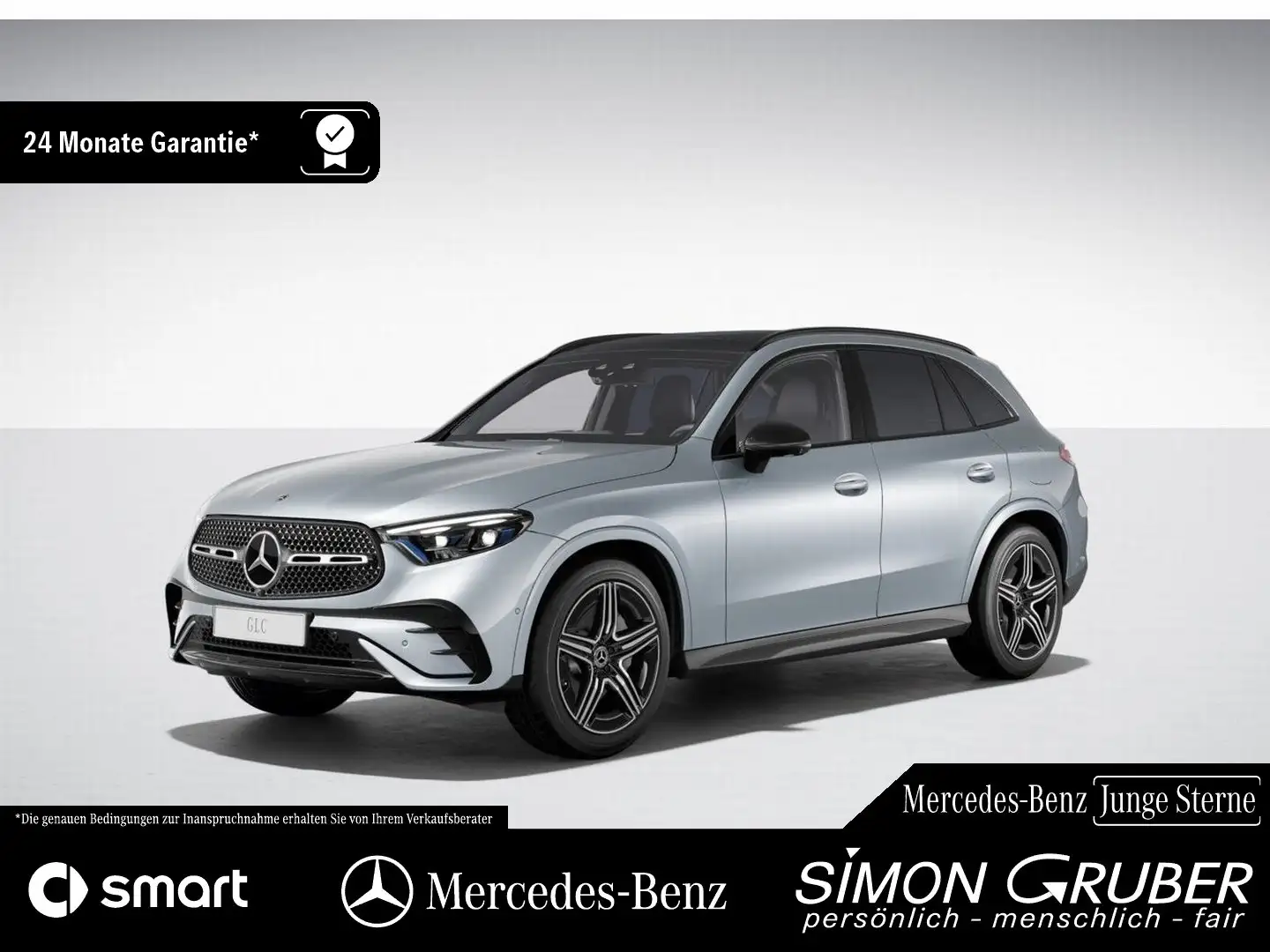 Mercedes-Benz GLC 400 e 4M AMG Pano Burm DigiLight 360 AHK Silber - 1