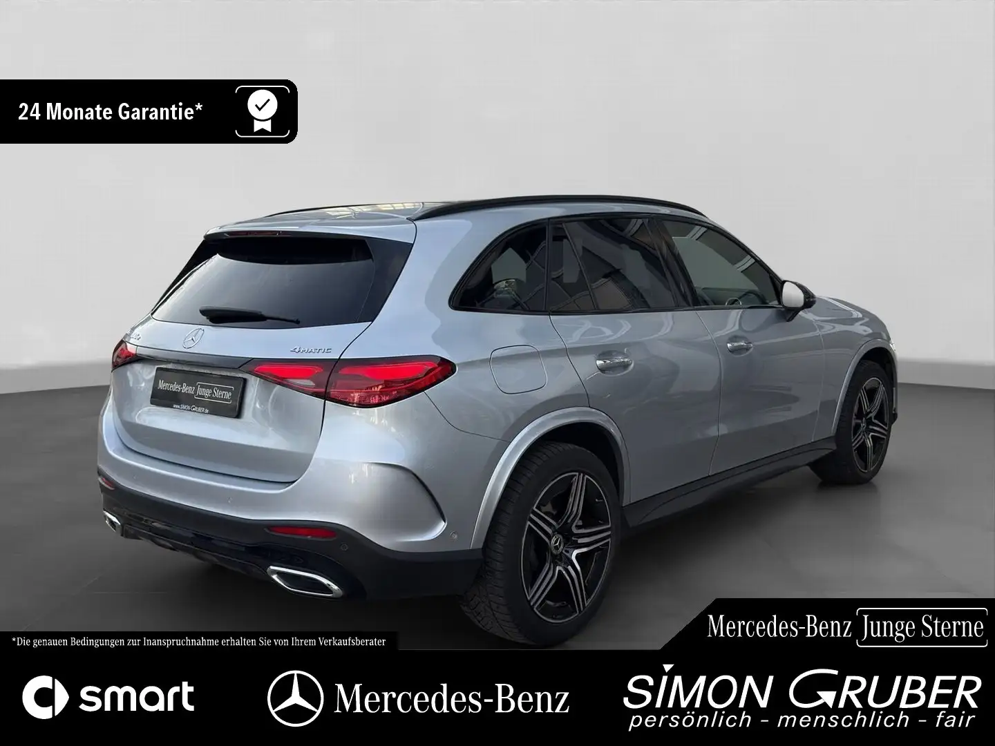 Mercedes-Benz GLC 400 e 4M AMG Pano Burm DigiLight 360 AHK Silber - 2