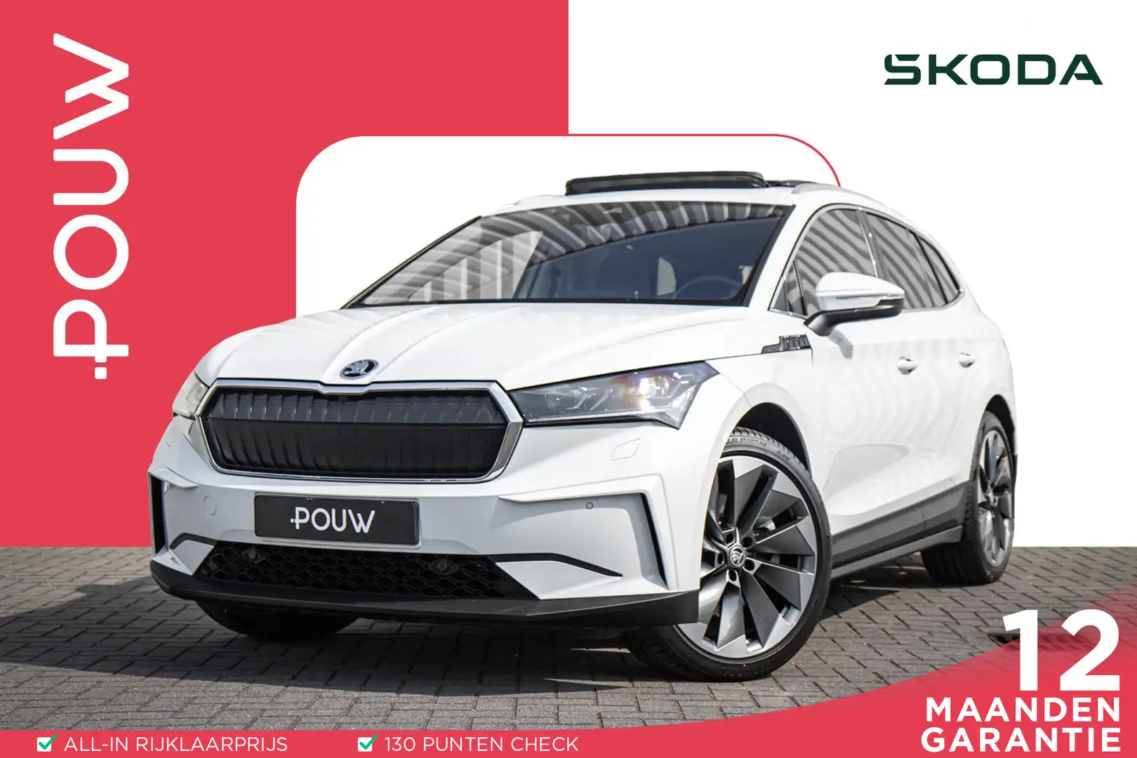 Skoda Enyaq iV 80 204pk First Edition High | Panoramadak | Tre Wit - 1