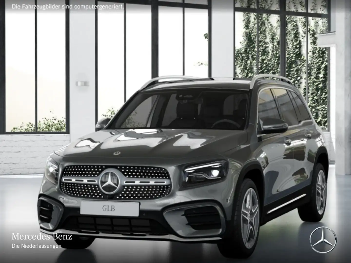 Mercedes-Benz GLB 180 AMG+PANO+360°+AHK+MULTIBEAM+TOTW+KEYLESS Grau - 2