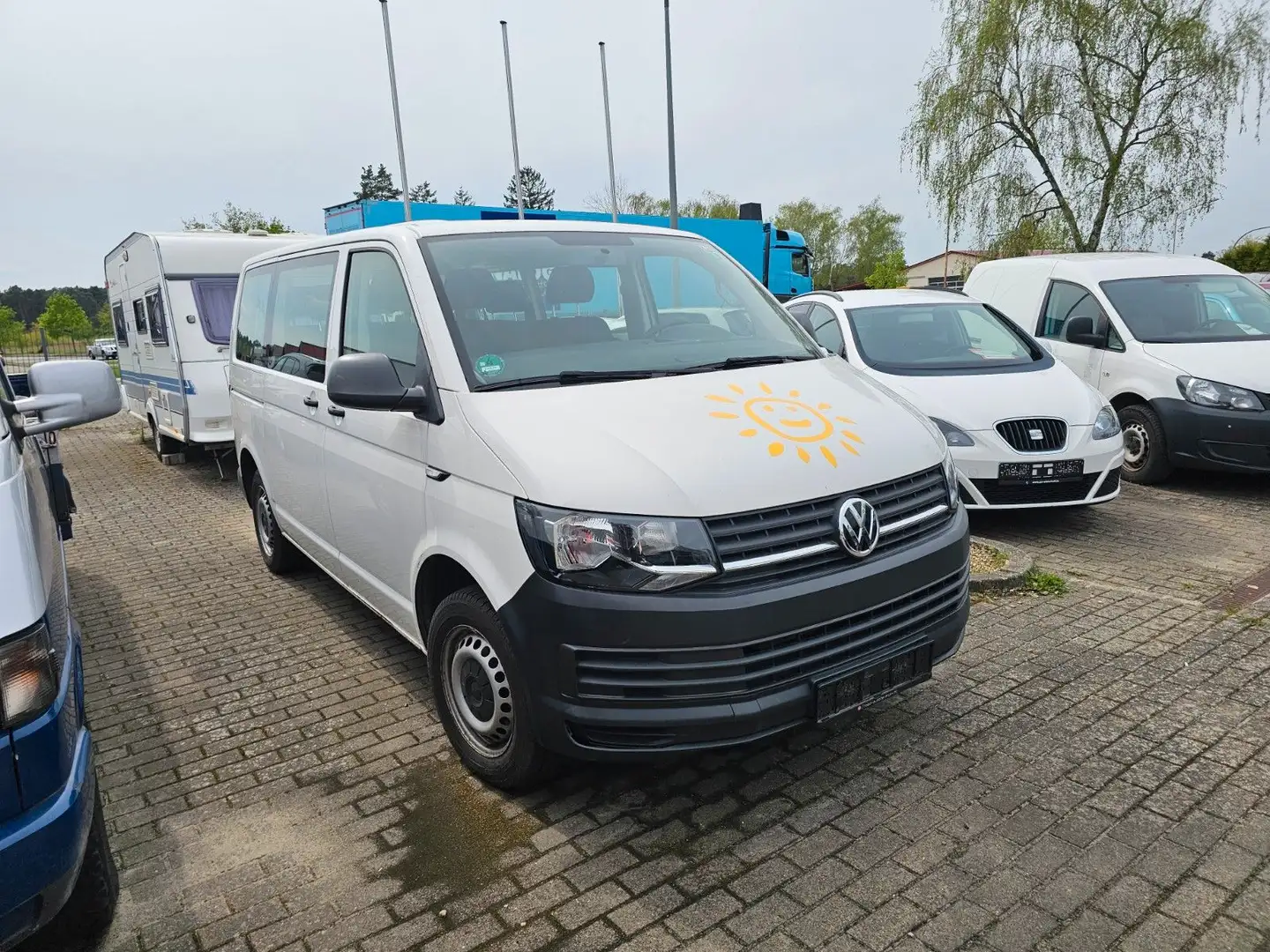 Volkswagen T6 Transporter Kombi+DSG+Handgas 1HD+AHK Weiß - 2
