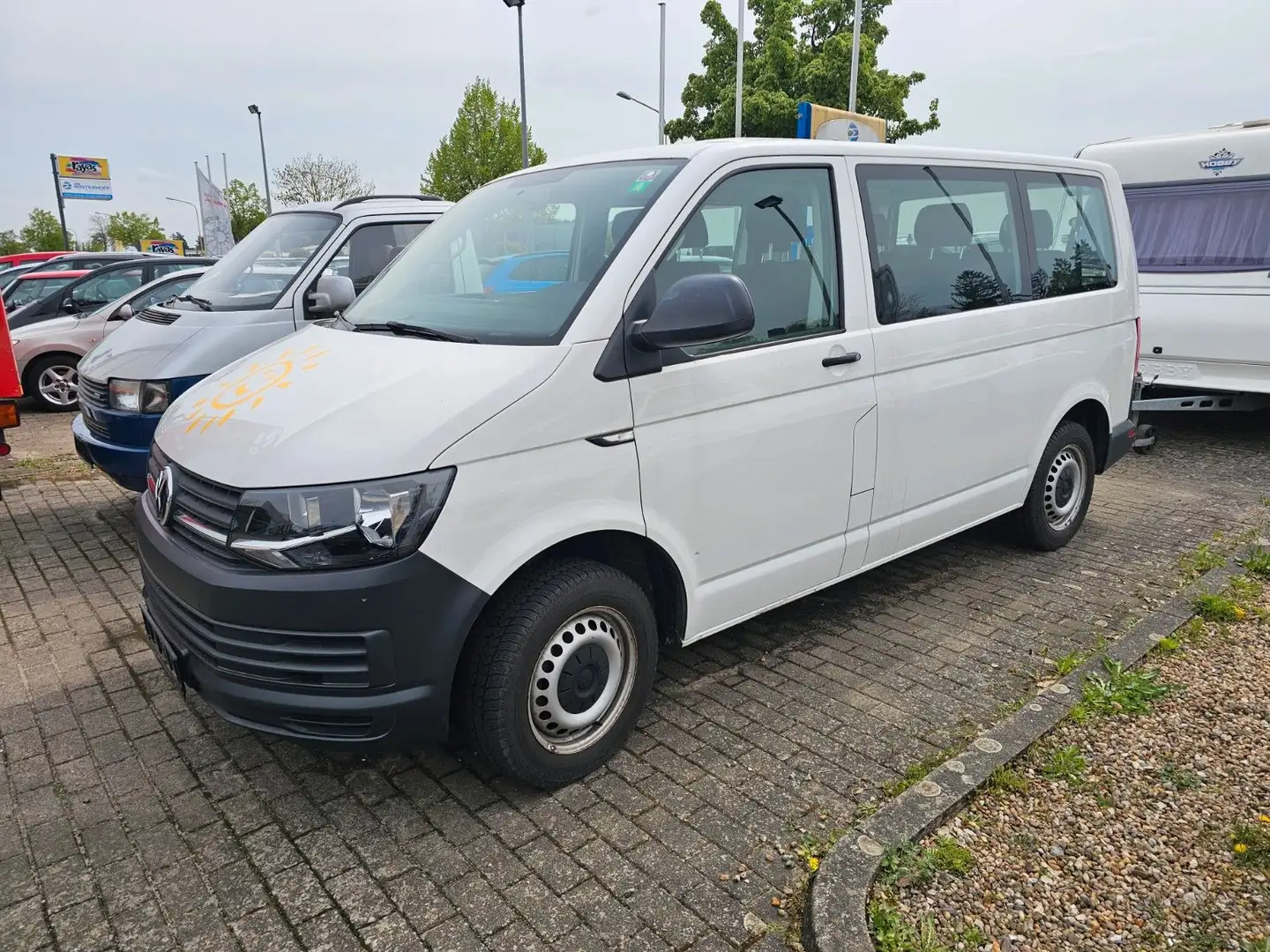 Volkswagen T6 Transporter Kombi+DSG+Handgas 1HD+AHK Weiß - 1