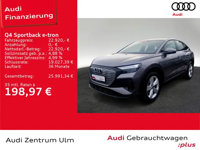 Audi Q4 e-tron Q4 Sportback 35 e-tron LED NAV KAM ASSISTENZ+