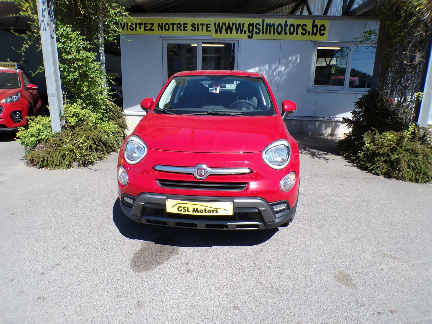 Fiat 500X 1.6i 110cv rouge 02/17 55.015km Airco Capteurs DAB Rood - 2
