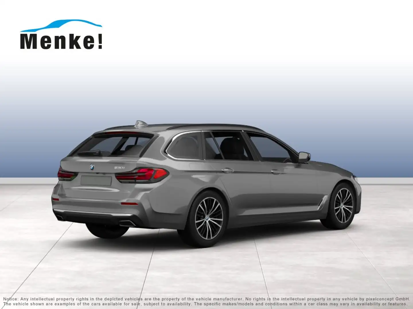 BMW 520 d Touring M Sportpaket HiFi DAB LED WLAN RFK Silber - 2