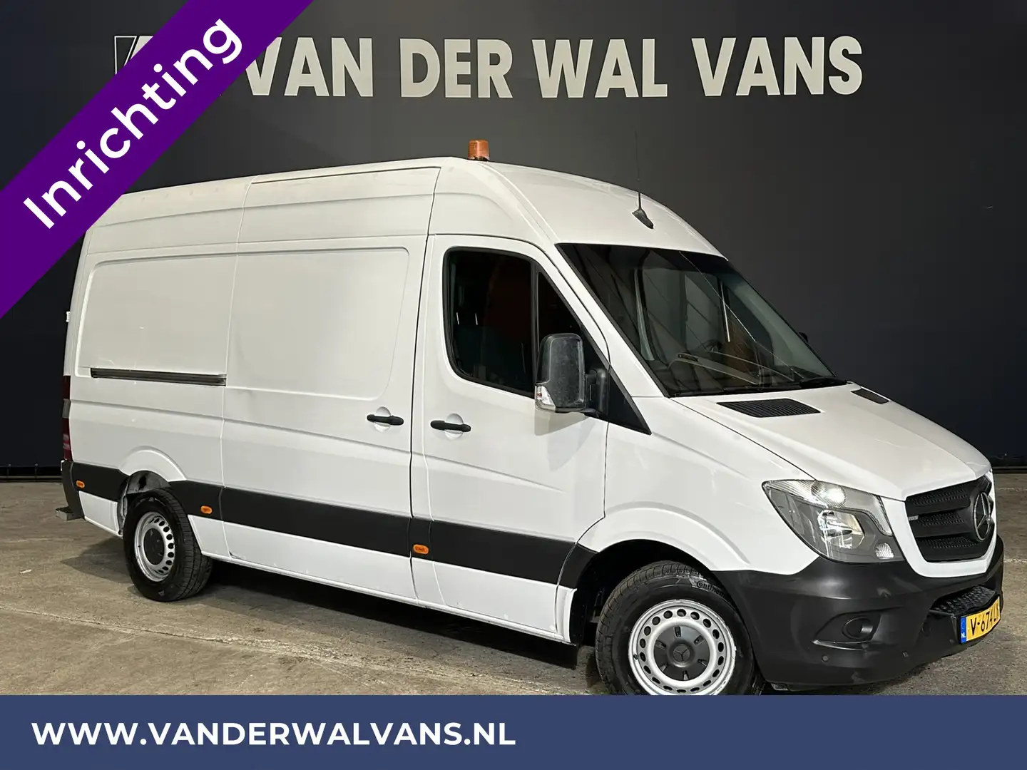 Mercedes-Benz Sprinter 316 CDI 164pk L2H2 Inrichting Euro6 Airco | 2800kg Wit - 1
