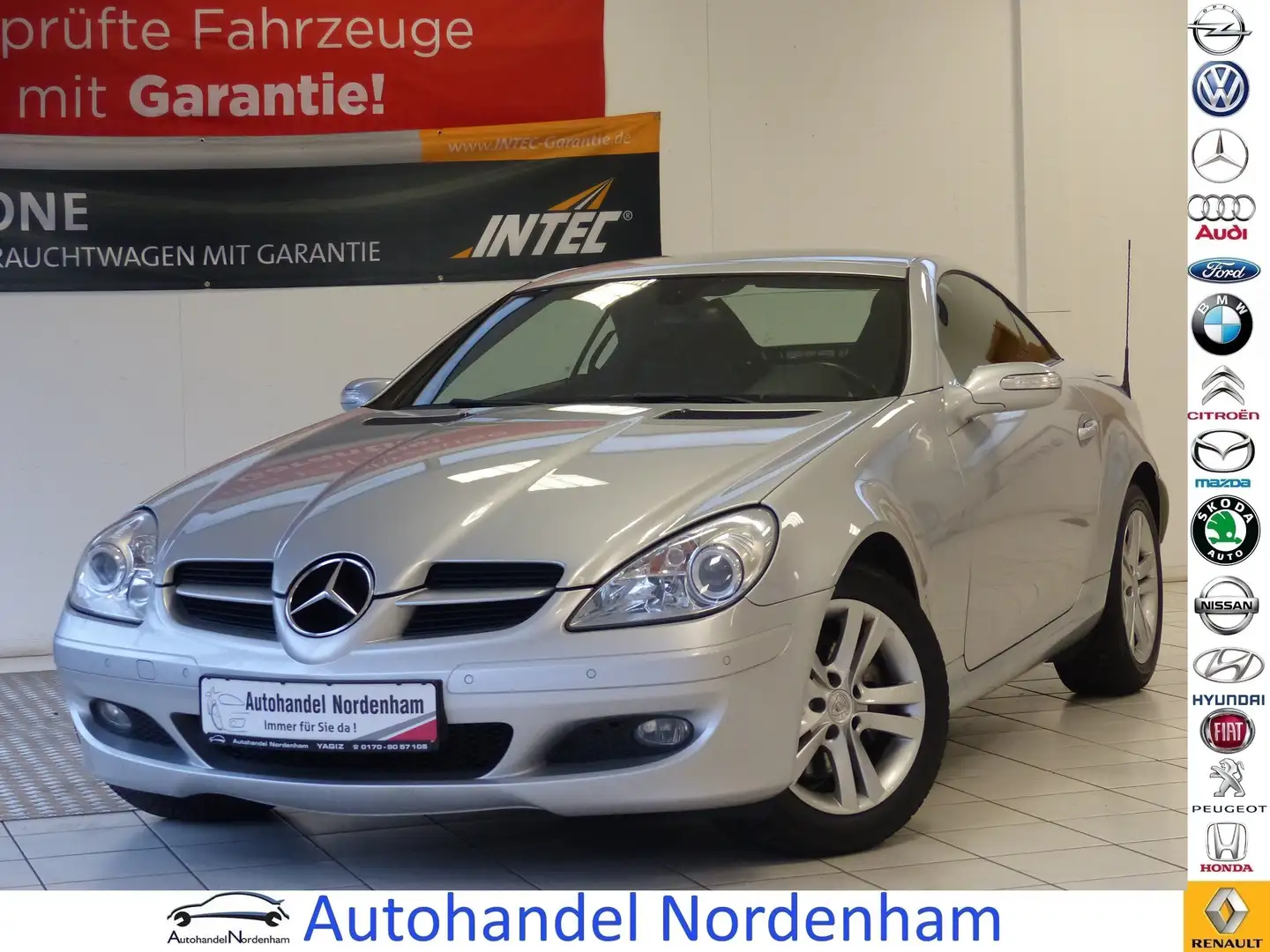 Mercedes-Benz SLK 280 SLK 280 Cabrio*AUTOMATIK*NAVI*SHZ*AIRSCARF* Gri - 1