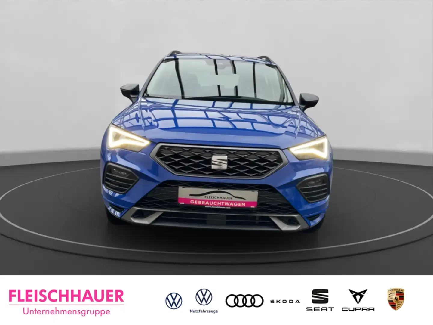 SEAT Ateca FR 1.5 TSI AHK-kl-LED  ACC El. Heckklappe Apple Ca Blau - 2