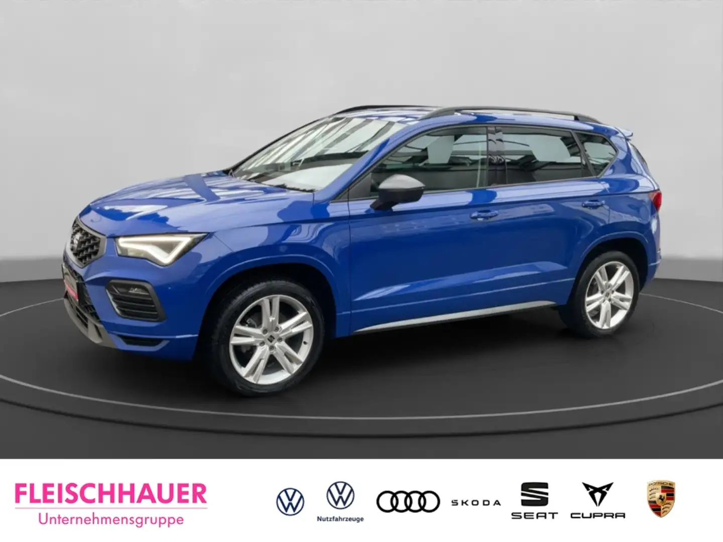 SEAT Ateca FR 1.5 TSI AHK-kl-LED  ACC El. Heckklappe Apple Ca Blau - 1