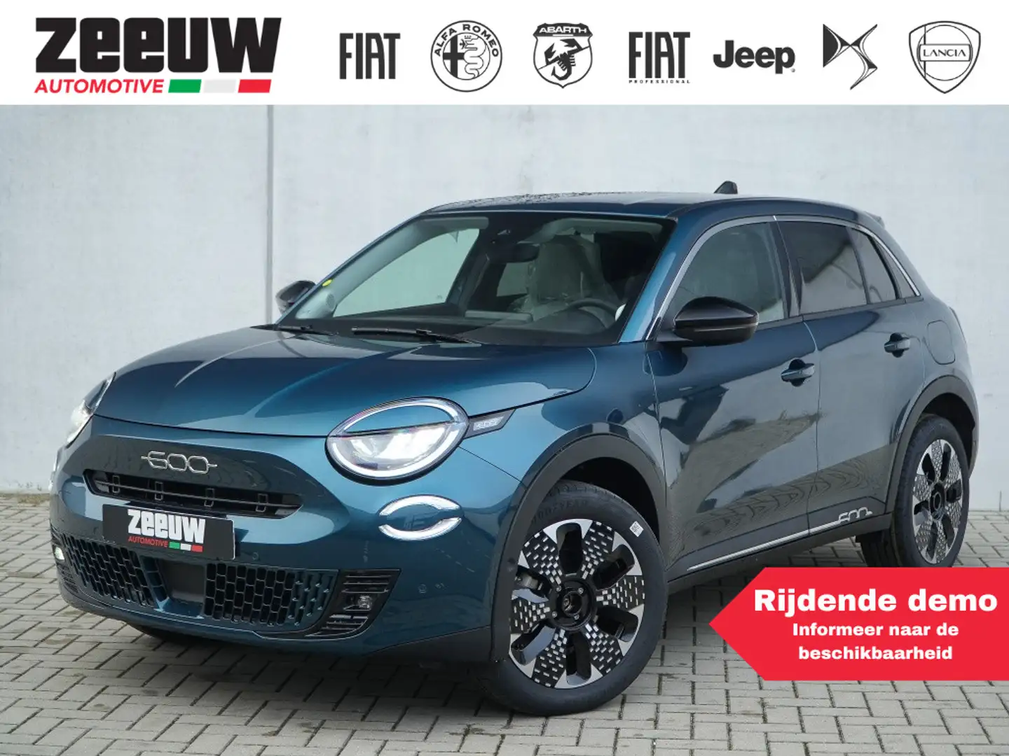 Fiat 600e La Prima 54 kWh | Navi | Camera | Carplay | 18" Modrá - 1