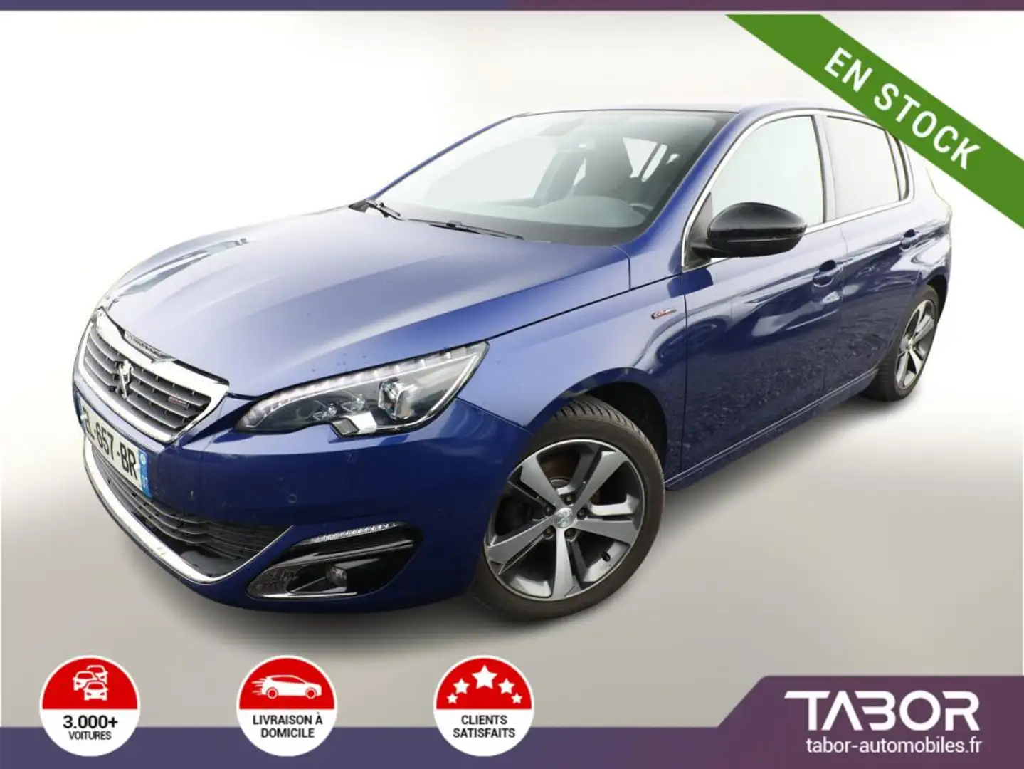 Peugeot 308 1.2 PT 130 Allure Pano LED GPS Cam Bleu - 1