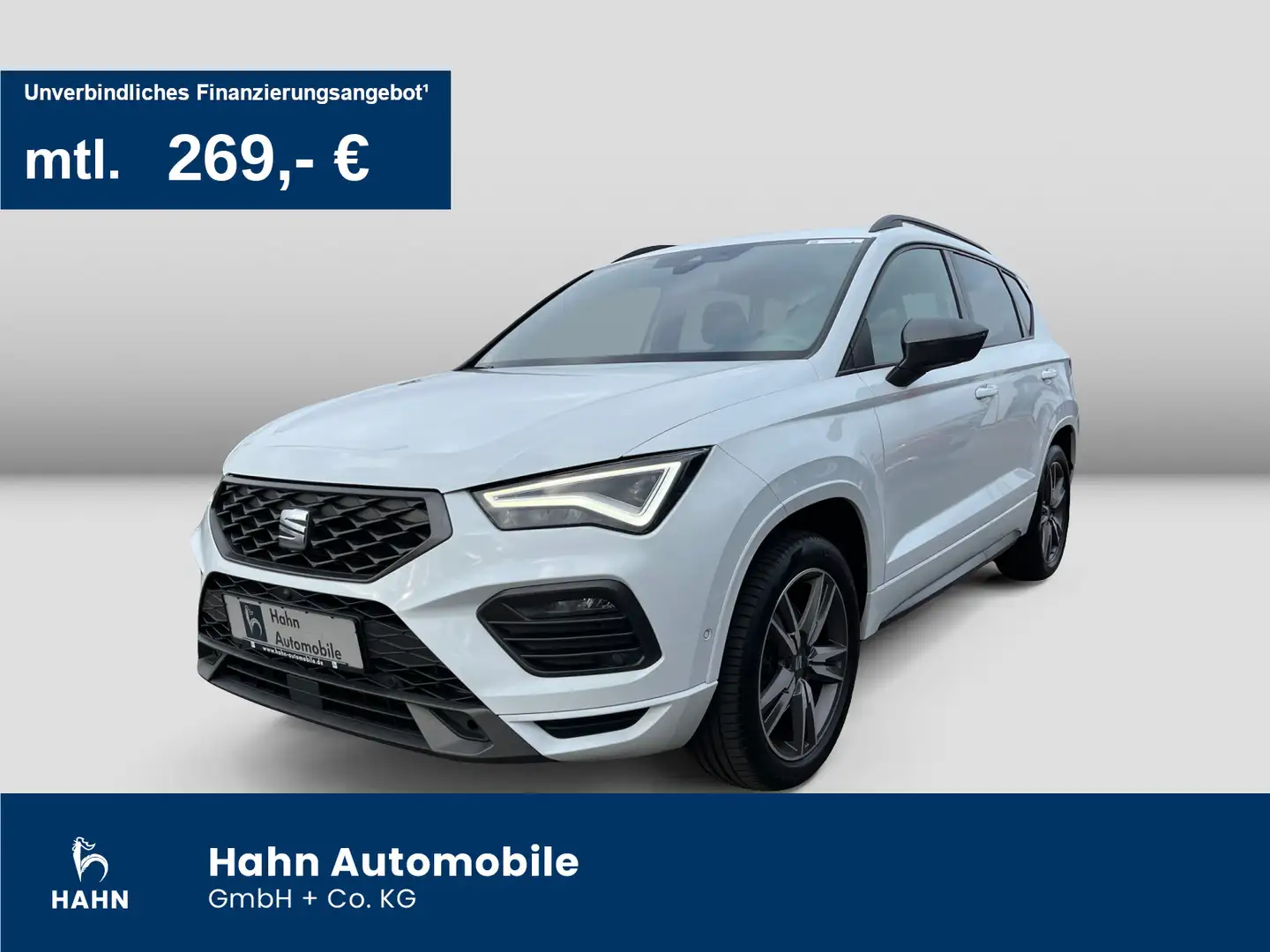 SEAT Ateca FR 2.0TSI DSG 4Drive LED 360° ACC Navi AHK Weiß - 1