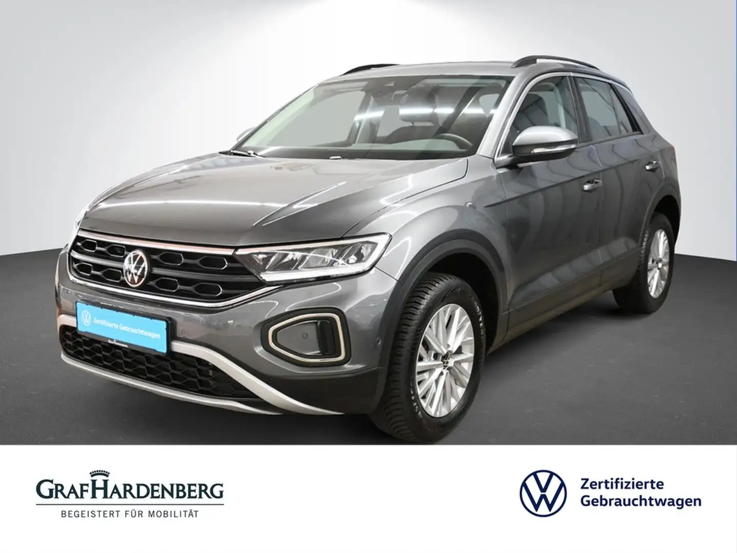 Volkswagen T-Roc 2.0 TDI Automatik Life LED PDC SzHzg Grau - 1