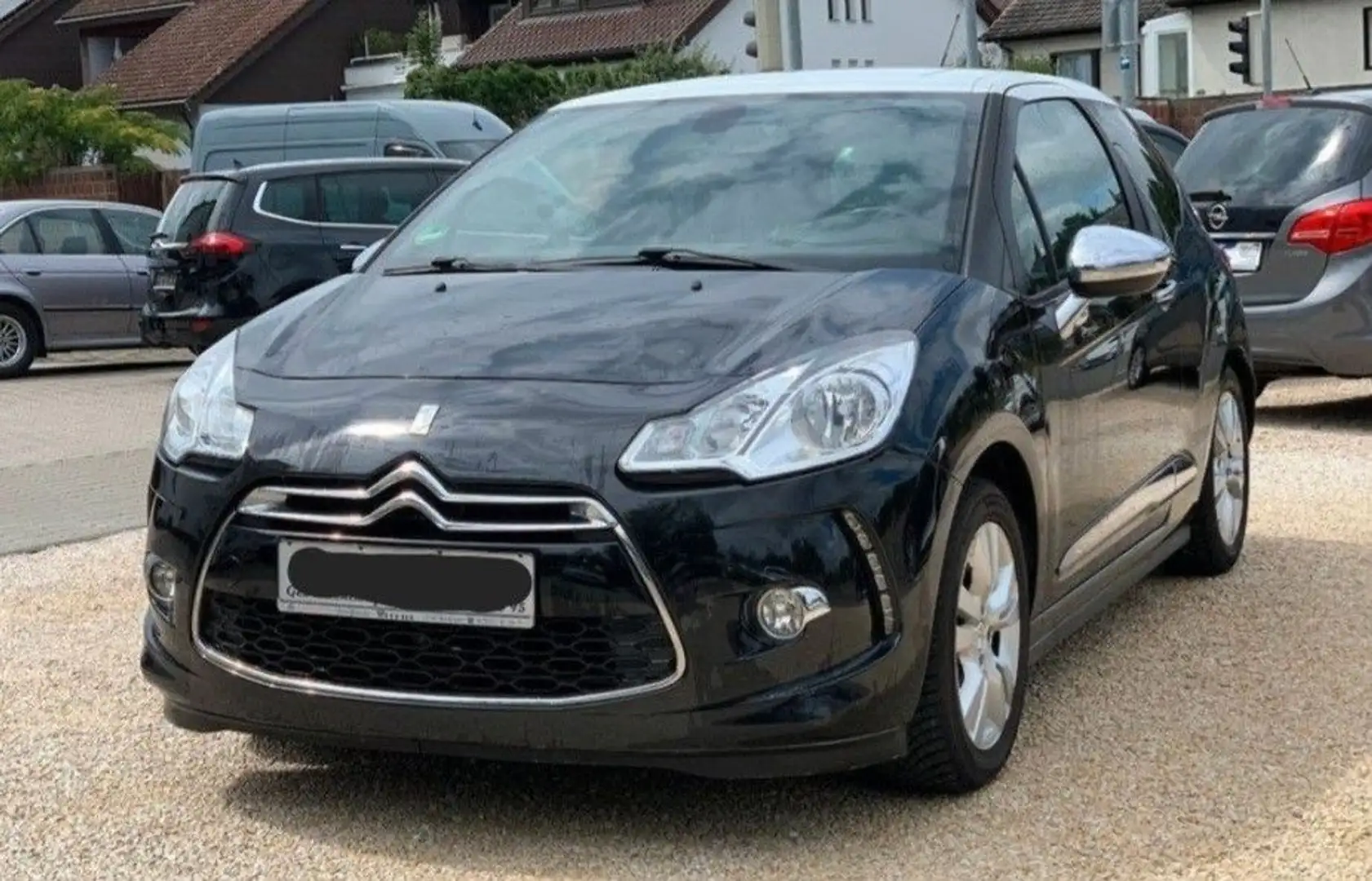 Citroen DS3 +TÜV +GARANTIE+120PS+KLIMA+PARKS+1HAND Schwarz - 2