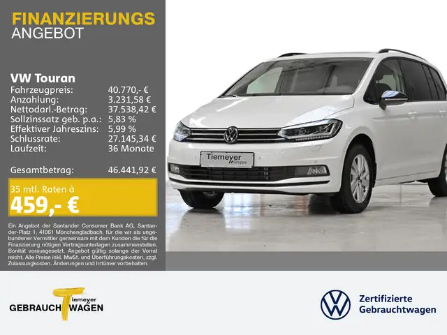 Volkswagen Touran 2.0 TDI DSG HIGHLINE REAR VIEW NAVI KEYLE