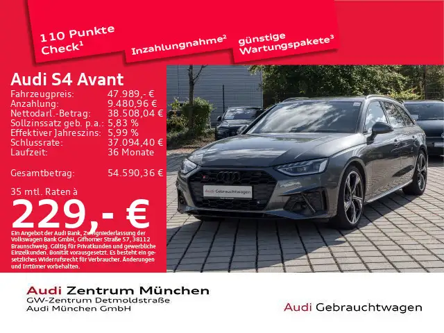 Audi S4 TDI tiptr. Pano/Sportsitze+/B&O/Matrix