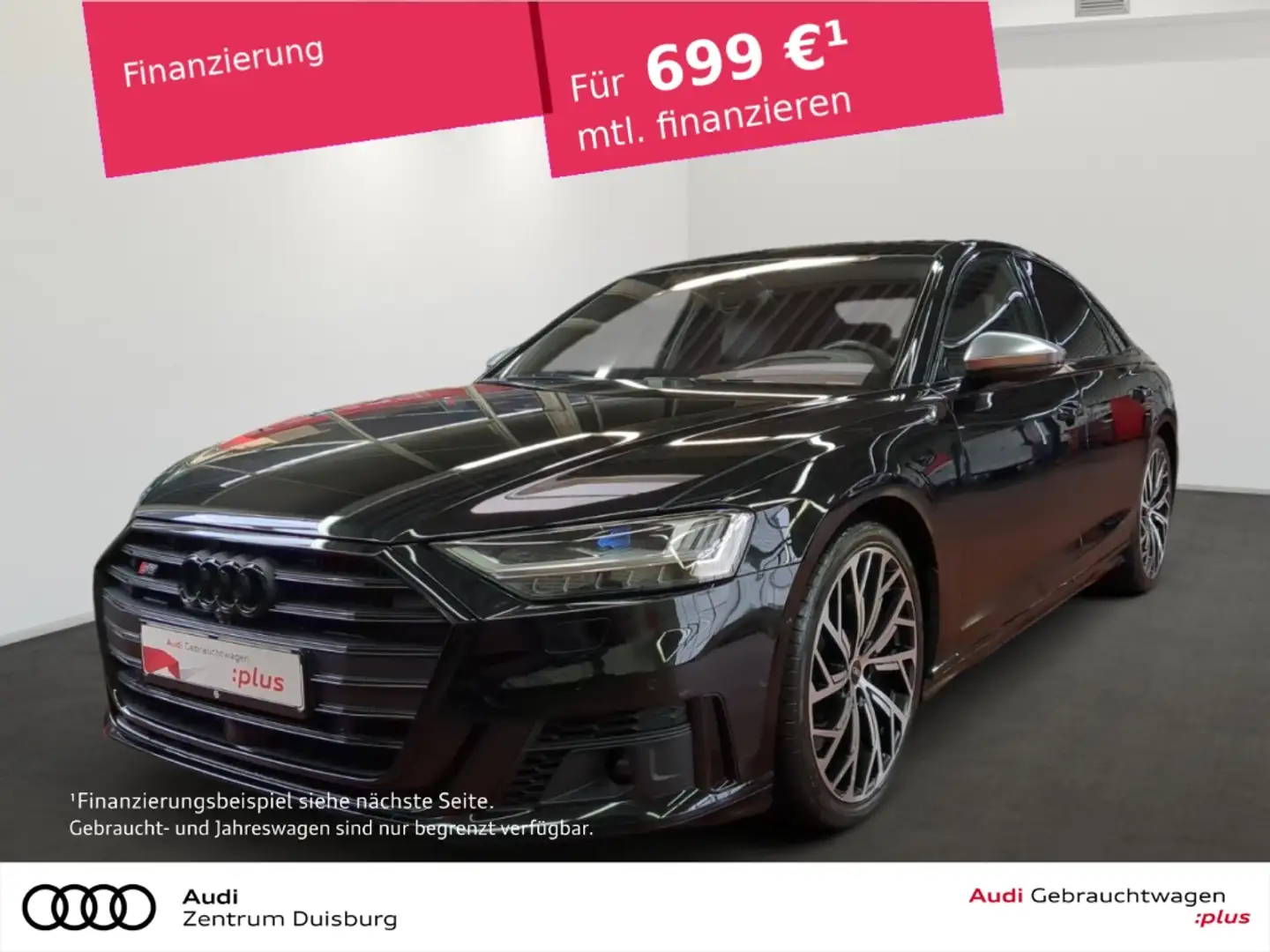 Audi S8 4.0 TFSI quattro Panorama Standheizung Чорний - 1