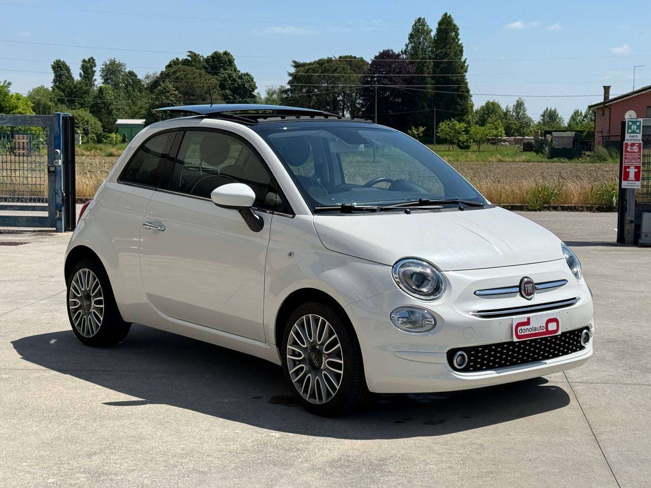 Fiat 500 500 1.2 Lounge s DUALOGIC AUTOMATICA BIANCO PERLATO + CAR PLAY+ TETTO APRIBILE
