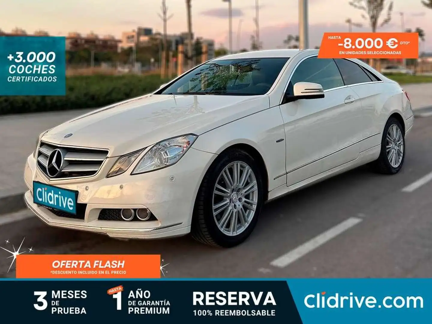 Mercedes-Benz E 220 Coupé CDI Blue Efficiency Avantg. Blanco - 1