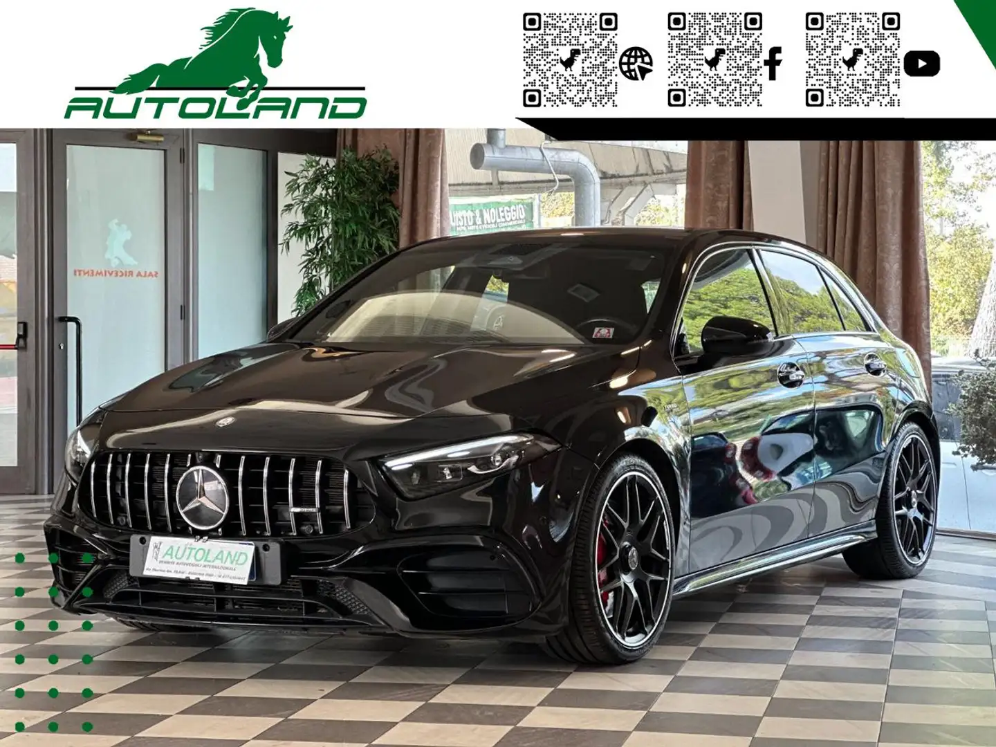 Mercedes-Benz A 45 AMG S AMG 4Matic+*Track Package*PackNight*UniPropriet Nero - 1