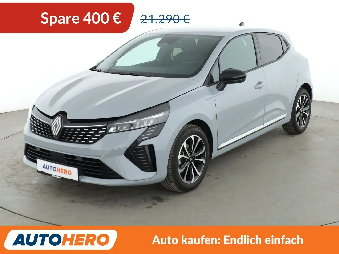 Renault Clio 1.0 TCe Techno Aut.*NAVI*TEMPO*CAM*PDC*SHZ* Grau - 1
