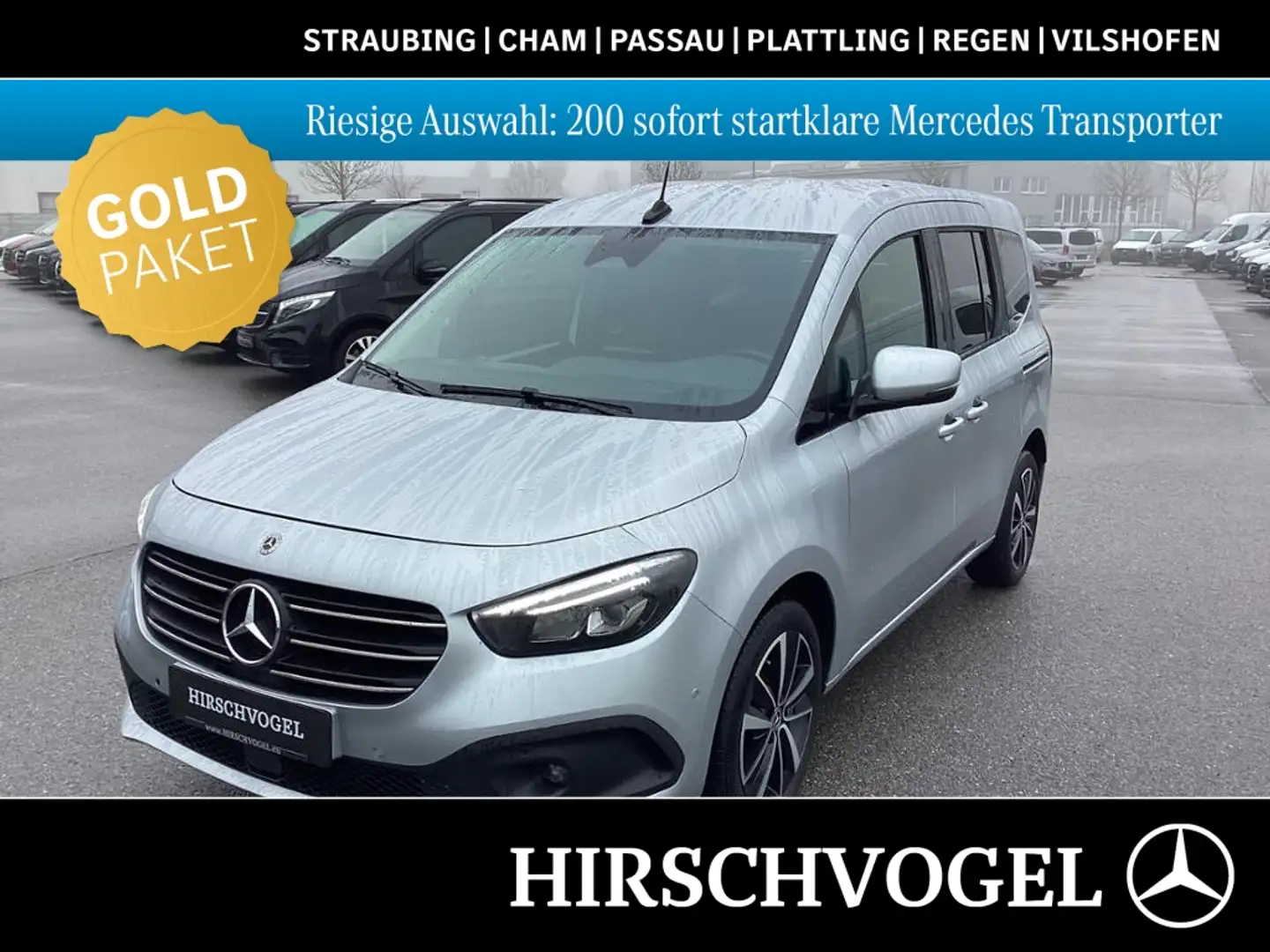 Mercedes-Benz T-Klasse T 180 d PROGRESSIVE Edition 7G+LED+Tempomat Silber - 1