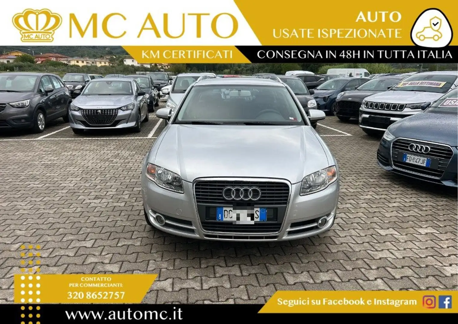 Audi A4 2.0 16V TDI Avant Silber - 2