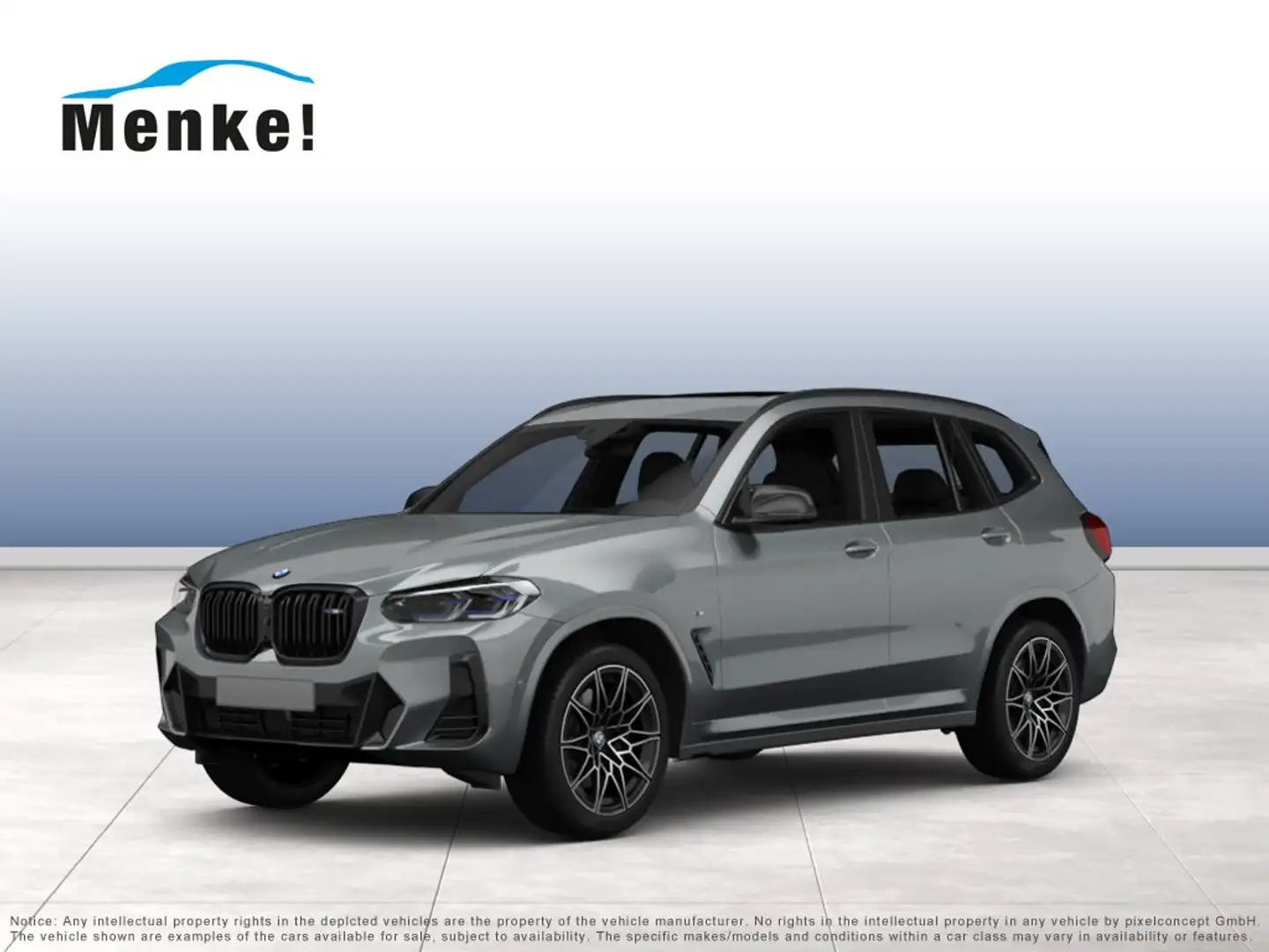 BMW X3 M 40d Head-Up HK HiFi DAB LED WLAN Pano.Dach Grau - 1